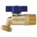 3/4" MIP x Hose Brass Quarter-Turn Hose Bibb | NIBQT56X007