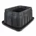 26.3" x 19.8" x 12.1" Rectangular Black Body Jumbo Valve Box Body Only | RBBVBJMBB