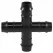 17 x 17 x 17 x 17 mm Barb XF Series Cross | RBXXFDCROSS