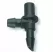 1/4" Barb Plastic 90 Degrees Drip Elbow | RBXXBF2EL
