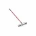60" Red, Powder Coated Aluminum Handle 17" Steel Plug Blade Landscape Contractor 16 Tine Bow Rake | STR42604