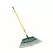 48" Yellow, Vinyl Coated Steel Handle 18" Flexible Steel Blade Lawn Rake | STR43120