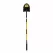 9.5" x 11.5" Blade 14 ga Premium Fiberglass Handle Round Forward Turned Step Point Shovel | STRS600
