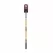 5" Blade Yellow Premium Fiberglass Handle Trenching/Cleanout Forward Turned Step Shovel | STRS702