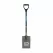 7" x 12" Blade Blue Industrial Grade Fiberglass Handle Rear Rolled Step Garden Spade | STRSVGD44