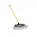 48" Yellow, Vinyl Coated Steel Handle 24" Pro-Flex Leaf Rake | STR43325