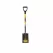 7" x 12" Blade 29" Premium Fiberglass Handle 14 ga Forward Turned Step Garden Spade | STRS605D