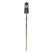 14" Blade 48" Precision Lathe Turned Hardwood Handle 16 ga Forward Turned Step Drain Spade | STRSVLD20