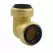 90 Degrees 1" x 1.5" Compression 207 Series TecTite Push-Fit, Lead-Free Brass Elbow | TCT10155482