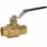 2" Female Solder Cup Forged Brass 600 psi SFP600A Series 2-Piece Ball Valve | VLZBV020C