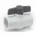 3" Slip White PVC 150 PSI Ball Valve | VLPBV030S