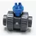 1" Slip x FIPT Gray PVC 235 psi True Union Full Block Ball Valve | VLPBVTU010