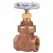1" FIPT Lead Brass 200 psi TI-8 Series Gate Valve | VLZGV010F