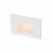 2 W 2700K LED White Aluminum Rectangle Step Light | WAC401127WT