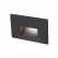 2 W 2700K LED White Aluminum Rectangle Step Light | WAC401127WT