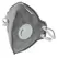 Grower's Edge Clean Room Vertical Fold-Flat Active Carbon Respirator Mask w/ Valve (10/Cs)