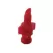 NDS Micro-Spray Jet, 6' 360° Fan Spray 26 Gph Red 1-Pc | TF 636