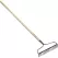 16" Tampered Steel Blade 60" Northern Ash Wood Handle Bow Head Rake | CORRK65002