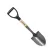 Tempered Steel Blade 16 ga 26-3/4" Hardwood Handle Multi-Purpose Mini Shovel | CORSS25010