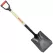 Corona Clipper Square Point Diy Shovel, Tempered Steel Blade 15 Ga Ash Wood Handle | SS 27000