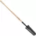 Tempered Steel Blade 14 ga 48" Ash Wood Handle Drain Spade | CORSS28000