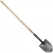Tempered Steel Blade 14 ga 48" Northern Ash Wood Handle Closed-Back Round Point Shovel | CORSS60000