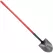 Tempered Steel Blade 14 ga 48" Fiberglass with Poly Jacket Handle Closed-Back Round Point Shovel | CORSS60020