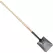 Tempered Steel Blade 14 ga 48" Northern Ash Wood Handle Hollow-Back Square Point Shovel | CORSS66000