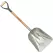 Aluminum Blade 12 ga 30" Steel and Northern Ash Wood Handle Scoop Shovel | CORSS68010