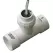 Wired 2" White PVC FSI-T Series 2 Wire Flow Sensor | FSIT20001
