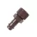 Hunter Cap, 17 Mm X 1/2" Barb X Mipt Brown Polypropylene Barb To End | PLDCAP