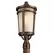 150 W Medium A21 Incandescent Brownstone Cast Aluminum Post Light | KIC49074BST