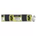 Polyester Fiber Backing Black with Gold Stripe 5 oz Woven Fabric 4' x 250' Polypropylene Woven | LANP4