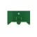 125 VAC 15 A 2-1/4" x 1-3/8" x 1-3/4" Green Heavy-Duty 3-Outlet Adapter | MEN3704143