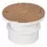 4" PVC Adjustable Round with 6" Brass Scored Skid Resistant Cover Cleanout | IPS4841A
