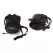 5.5" x 4.3" Black Nylon Outer Polyester Fleece Inner Adjustable with Belt Sack | KING47030