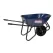 28" x 25-1/2" x 61" Steel Handle with Standard Knobby Tire Wheelbarrow | MWR85731