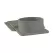 13.75" X 2.38" Light Gray Universal For Dura Slope Trench Drain End Outlet |  DS-227