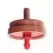 0.16 to 0.17" Inlet Barb x NIPS 0.5 gph Red Point Source Pressure Compensating TechFlow Drip Emitter | NETWPC5