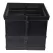 12" x 12" Square 2-Outlet Black with Outlet For 12" Square Catch Basins Riser | NDS1217