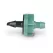 1/2" or 3/4" Self-Piercing Barb 10 gph Plastic Green PC Series Pressure Compensating Medium Flow 1-Outlet Drip Emitter | RBXPC10