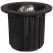 Ceramic Bi-Pin G4 MR16 LED Black Poly Glass Body Universal Well Light | ULSUW6300BK