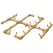 Warming Trends Burner System, 21.5" x 21.5" 290000 Btu Brass CFB290 Series | CFB290NGALPL36C