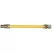 3/4" MIP x FIP x 36" 304 Stainless Steel Yellow Coated 40C Series Ultraflow Gas Connector | WAT0240950