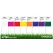 4" x 5" Greenglo 30" Stem No Logo 100/Bundle Marking Flag | FLG4X5GREEN30
