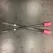 4" x 5" Pink Glo 30" Stem No Logo 100/Bundle Marking Flag | FLG4X5PINK30