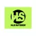 Lime Irrigation Marking Flag, w/HLS Outdoor Logo 4 x 5" 100/Bag | 4521LGBK39830