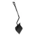 Ergonomic Snow Scoop, 18" Polycarbonate Head, Bent Steel Handle, D-Grip Snow Shovel | STR96827
