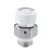1/8" MNPT Chrome-Plated Brass Automatic/Manual Hygroscopic Air Vent | CAF508013A