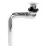 1-1/4" 7-3/4" Chrome Brass Semi-Cast Grid with Tailpiece Wheelchair Patent Overflow Plug | DER760W1